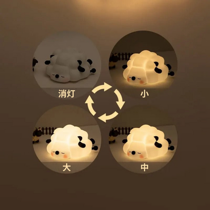 眠りの羊ライト