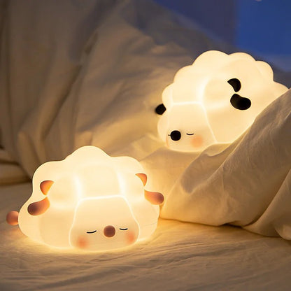 眠りの羊ライト